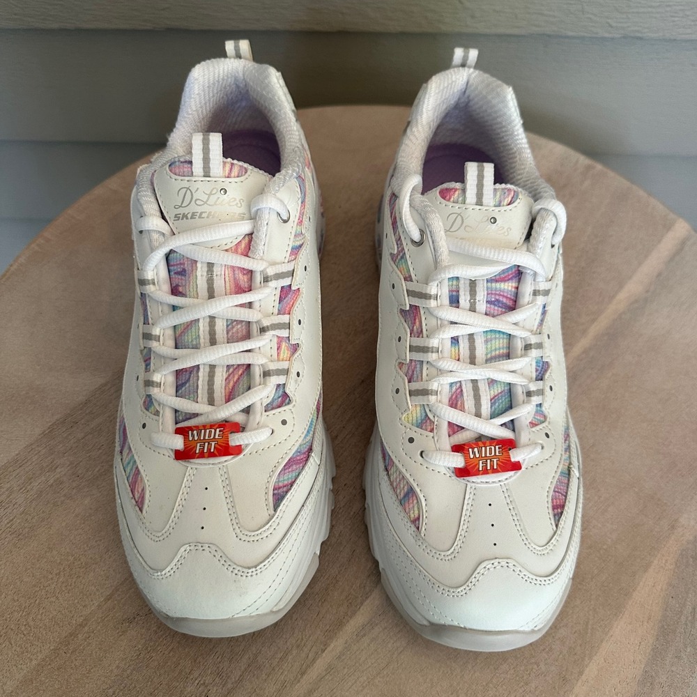 Skechers D'Lites Whimsical Dream Womens Sneakers Size 11 Chunky Memory Foam - Picture 2 of 12